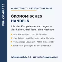 Vorschau - Stundenentwürfe - Ökonomisches Handeln: Komplettpaket 10 - Deckblatt