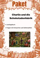 Vorschau - Spiele - Charlie und die Schokoladenfabrik | Unterrichtsmaterial | Deutsch | Materialpaket Klasse 5-8 | mit Lösungen - Deckblatt