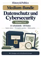 Vorschau - Arbeitsblätter - Datenschutz & Cybersecurity – Bundle Klasse 5–6 - Deckblatt