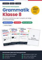 Vorschau - Stundenentwürfe - Französisch Grammatik Klasse 8 | Wachsendes Materialpaket: Unterrichtsreihen mit Arbeitsblättern, Tests und Lösungen - Deckblatt