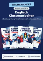 Vorschau - Arbeitsblätter - Abschlussprüfung, Klassenarbeiten-Set Englisch, Klasse 10 - Deckblatt