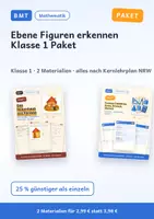 Vorschau - Arbeitsblätter - Ebene Figuren erkennen Klasse 1 Paket - Deckblatt