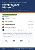 Vorschau - Stundenentwürfe - Informatik & Medienbildung Klasse 10 (neuer Bildungsplan) – KOMPLETTPAKET: 30 fertige Unterrichtsstunden für das ganze Schuljahr | Version 2 - Deckblatt