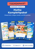 Vorschau - Arbeitsblätter - Körpernetze, Komplettpaket Mathe, Klasse 3-4 - Deckblatt