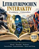 Vorschau - Interaktives Material - Literaturepochen interaktiv | 8 Materialien mit SCORM & H5P - Deckblatt
