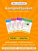Vorschau - Test - Komplettpaket: Alle 83 Lernkarten-Hefte + Digital - Deckblatt