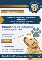 Vorschau - Klassenarbeiten - Materialpaket - Biologie GK & LK Klausuraufgaben Neurobiologie (mit Erwartungshorizonten) – Erinnern auf Knopfdruck: Optogenetik, Aktionspotenzial & Kontrollgruppen – NRW - Deckblatt
