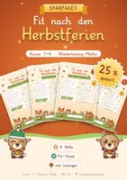Vorschau - Arbeitsblätter - Sparpaket Fit nach den Herbstferien Klasse 1–4 - Deckblatt