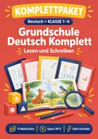 Vorschau - Arbeitsblätter - Grundschule Deutsch Komplett: Lesen und Schreiben - Deckblatt