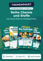 Vorschau - Arbeitsblätter - Themenreihe Chemie und Stoffe, Klasse 5-6 - Deckblatt