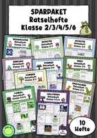 Vorschau - Arbeitsblätter - Rätselhefte Sparpaket: Monster Sommer Halloween Fußball Dino Wald Märchen Weihnachten 11 Hefte 177 Rätsel - Deckblatt