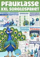 Vorschau - Arbeitsblätter - Pfauenklasse Sorglospaket Klassentier Pfau - Deckblatt