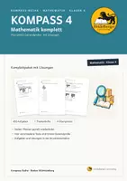 Vorschau - Arbeitsblätter - KOMPASS 4 Mathematik Komplettpaket – 7 Themenhefte + 4 Tests mit Lösungen - Deckblatt