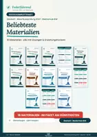 Vorschau - Stundenentwürfe - Deutsch Abschlussprüfung 2027 – Beliebteste Federführend-Materialien im Paket | Klasse 9/10 RS BW - Deckblatt
