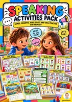 Vista previa - Unidades / Secuencias / Situaciones de Aprendizaje - Speaking Activities Pack - Portada