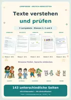 Vorschau - Arbeitsblätter - Texte verstehen und prüfen - Deckblatt