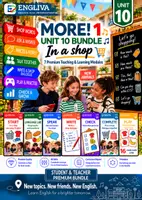 Vorschau - Stundenentwürfe - MORE! 1 Unit 10 (LP 2023) • ENGLIVA BUNDLE: In a shop – Komplettpaket (7 Module) - Deckblatt
