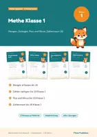 Vorschau - Arbeitsblätter - Mathe Klasse 1 im Paket – Mengen bis 10, Zahlen zerlegen, Plus und Minus, Zahlenraum bis 20 mit Lösungen - Deckblatt