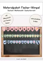 Vorschau - Unterrichtsreihen - Materialpaket: Fach- und Themenwimpel - Deckblatt
