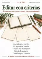 Vista previa - Hojas de trabajo - Revisión de textos: 5 cuadernos de Lengua 3.º–4.º ESO - Portada