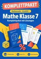 Vorschau - Arbeitsblätter - Mathe Klasse 7 Komplettpaket mit Lösungen - Deckblatt