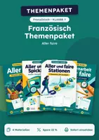 Vorschau - Arbeitsblätter - Aller faire, Themenpaket Französisch, Klasse 7 - Deckblatt