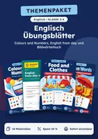 Vorschau - Arbeitsblätter - Übungs-Set Englisch (Teil 1), Klasse 3-4 - Deckblatt