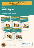 Vorschau - Spiele - Finanzbildung Klasse 5 6 | 5 Arbeitshefte mit Lösungen | Taschengeld, In-App-Käufe, Online-Shopping, Bezahlen | KiDi – Digital durchblicken Paket 6 - Deckblatt