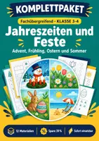 Vorschau - Arbeitsblätter - Jahreszeiten und Feste Klasse 3-4: Advent bis Sommer - Deckblatt