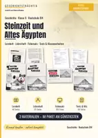 Vorschau - Unterrichtsreihen - Steinzeit und Altes Ägypten – Komplettpaket Geschichte Klasse 6: Lernheft, Foliensatz, Tests | Geschichtsträchtig - Deckblatt