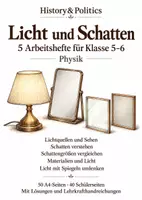 Vorschau - Arbeitsblätter - Licht und Schatten: 5 Arbeitshefte Klasse 5–6 - Deckblatt