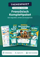 Vorschau - Arbeitsblätter - Sich begrüßen, Komplettpaket Französisch, Klasse 6 - Deckblatt