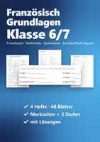Vorschau - Arbeitsblätter - Französisch 1. Lernjahr Klasse 6/7 – Paket: Rentrée, Wortschatz, être/avoir/-er, Artikel und Verneinung - Deckblatt