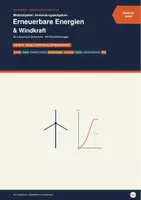 Vorschau - Arbeitsblätter - Erneuerbare Energien & Windkraft: 3 Aufgaben zu Leistung & Sicherheit - Deckblatt