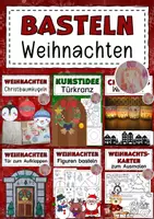Vorschau - Mal- und Bastelvorlagen - Weihnachten basteln - Deckblatt