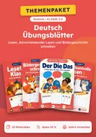 Vorschau - Arbeitsblätter - Lesen, Übungs-Set Deutsch (Teil 1), Klasse 2-3 - Deckblatt
