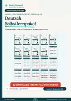 Vorschau - Stundenentwürfe - Deutsch Selbstlernpaket Klasse 9/10 – Trainingshefte, Fragekarten & Lernplakate zur Abschlussprüfung 2027 | Federführend - Deckblatt