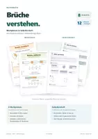 Vorschau - Arbeitsblätter - Materialpaket Brüche - Deckblatt