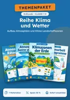 Vorschau - Arbeitsblätter - Themenreihe Klima und Wetter Erdkunde, Klasse 7-8 - Deckblatt