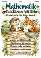 Vorschau - Arbeitsblätter - Mathematik Klasse 2 – 20 Arbeitshefte im Paket - Deckblatt