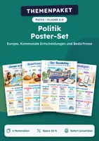 Vorschau - Poster - Europa, Poster-Set Politik, Klasse 6-8 - Deckblatt