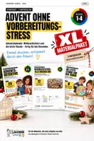 Vorschau - Stundenentwürfe - Advent Grundschule Materialpaket – Klassen-Adventskalender, Weihnachtsfeier & letzte Stunde vor den Ferien (Klasse 1–4) - Deckblatt