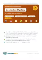 Vorschau - Arbeitsblätter - Geschichte Mystery Sammelband Klasse 6 7 8 - Deckblatt