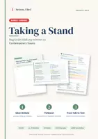Vorschau - Arbeitsblätter - Taking a Stand – Komplettreihe: Silent Debate, Fishbowl & Comment Writing (Englisch Sek II) - Deckblatt