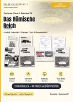 Vorschau - Unterrichtsreihen - Das Römische Reich – Komplettpaket Geschichte Klasse 6: Lernheft, Foliensatz, Tests | Geschichtsträchtig - Deckblatt