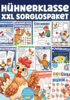 Vorschau - Arbeitsblätter - Hühnerklasse Sorglospaket Klassentier Huhn - Deckblatt