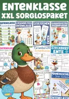 Vorschau - Arbeitsblätter - Entenklasse Sorglospaket I Klassentier Ente - Deckblatt