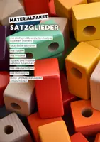 Vorschau - Arbeitsblätter - Materialpaket Satzglieder (dreifach differenziert) - Deckblatt