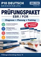 Vorschau - Merkblätter - P10 Deutsch Brandenburg – Prüfungspaket EBR/FOR | Vorbereitung & Prüfungstraining - Deckblatt