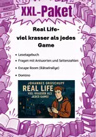 Vorschau - Unterrichtsreihen - Real Life-viel krasser als jedes Game | XXL Materialpaket | Unterrichtsmaterial | Deutsch | Klasse 5-8 | mit Lösungen - Deckblatt